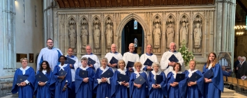 In August 2019 the choir sang both services at Rochester Cathedral.